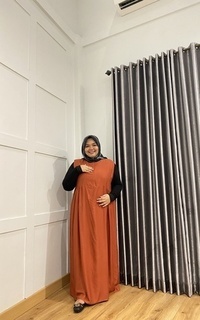 Gamis Inner Kalais Sleeveless Teraccota