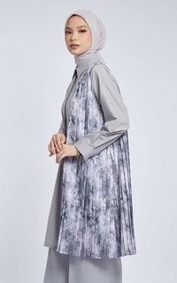 Tunik Kami Seva Pleated Tunic Grey