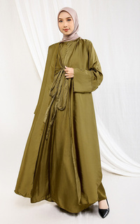 Long Dress Zanitha Luxury Olive