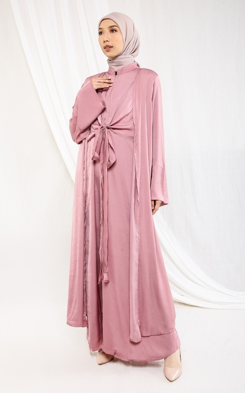 Gamis - Zanitha Luxury Dusty Pink - Dusty Pink