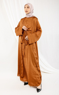 Long Dress Zanitha Luxury Brown