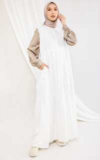 Gamis Inner Camila Dress White