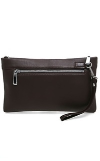 Tas Konomo Tas Genggam Dompet Clutch Bag Pria & Wanita Size Small Handmade Material Leather ORIGINAL - Brown Brown-719380