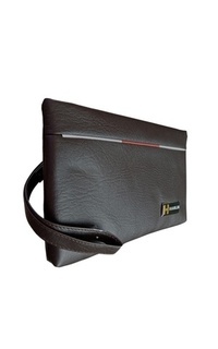 Tas Konomo Tas Genggam Dompet Clutch Bag Pria & Wanita Size Small Handmade Material Leather ORIGINAL - Brown Brown-719381