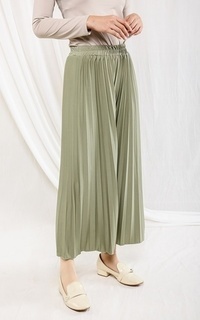 Rok Basic Pleats Cullote Olive