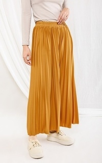 Rok Basic Pleats Cullote Mustard