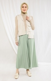 Rok Basic Pleats Cullote Mint A