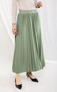 Skirt Basic Pleats Skirt Mint A