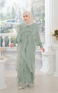 Gamis Alunicorn - Isyara Dress - Mint Green