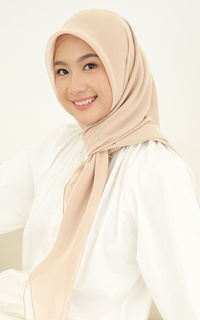 Plain Scarf Kirana Paris Plain Japan Soft Nude-720646