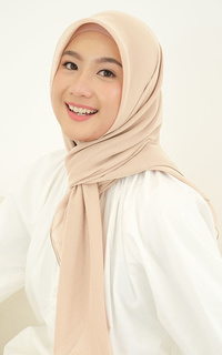Plain Scarf Kirana Paris Plain Japan Soft Nude-720647