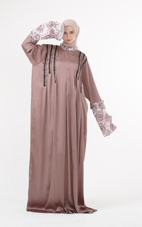 Praying Set Roses Mukena Abaya (Quenty Series)