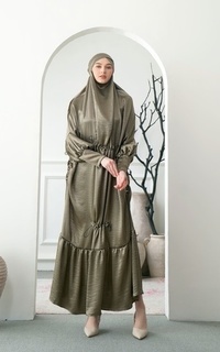 Gamis Aalin Dress Nidha French Khimar