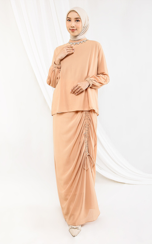 Gamis - ST 2403 Diviana Dress - Mocca