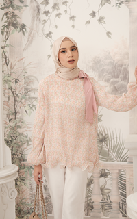 Blus Alunicorn - Lizzie Blouse Pita - Pearl Pink