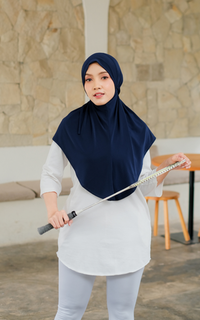 Instant Hijab Tasya Hijab Sporty Tali Navy-721371