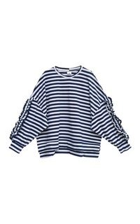 Blus Nadjani Alika Stripes Navy