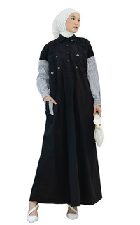 Gamis Lunango Gamis katun dewasa remaja All size LG 871