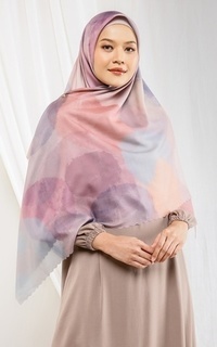 Hijab Motif Neena Scarf Syar'I Pink