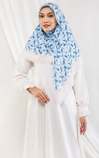 Hijab Motif Hanna Scarf Blue