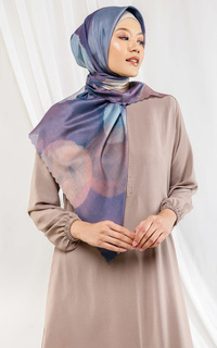 Printed Scarf Neena Scarf Blue