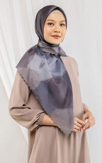 Printed Scarf Neena Scarf Brown