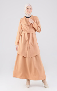 Long Dress Hazelnut Indonesia - Petra Dress - Gaun/ Pakaian/ Dress Wanita - Navy (LAST PIECE)