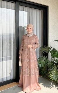 Gamis Bella Outer Brown