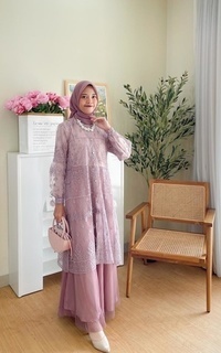 Long Dress Bella Outer Purple