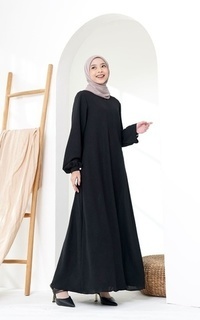 Long Dress Safiya Dress Stone - Gamis