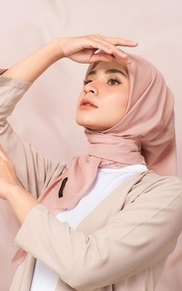 Hijab Polos Voila Paris Hijab Square Mocca