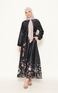 Long Dress DRESS DAISY SERIES-BLACK