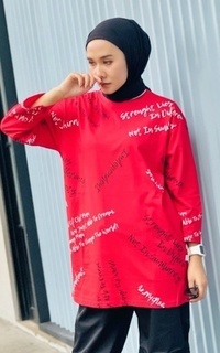 Blus Sabhira Atasan Oversize Fight