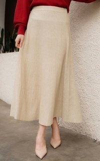 Skirt Ella Knit Skirt - Khaki