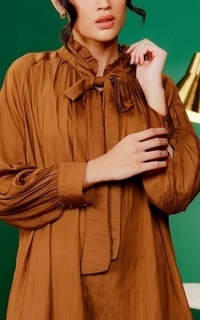 Blus Elyza Raglan Blouse - Almond Almond-724903