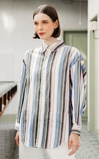 Shirt Moza Oversized Shirt - Multicolor