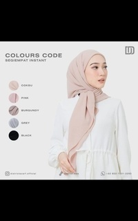 Hijab Instan DD Segi 4 Instant Hijab