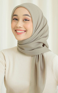 Plain Scarf Kirana Paris Plain Japan Taupe-725427