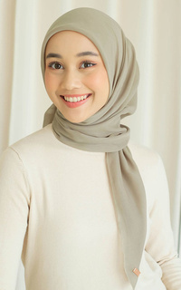 Plain Scarf Kirana Paris Plain Japan Taupe-725429