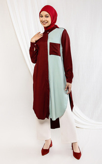 Tunic Zahira Tunic Maroon Mint