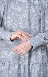 Blus Classic Forest Blouse Sky Sky-726700