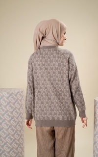 Sweater HLC Knit Sweater Coffee Coffee-726822