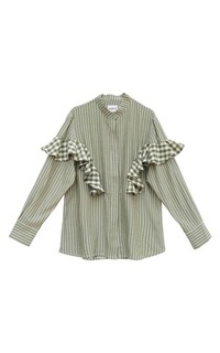 Blouse Nadjani Mae Stripes Green