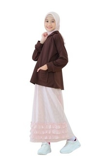 Long Dress Lunangoofficial- setelan rok anak polo terbaru LGA 870