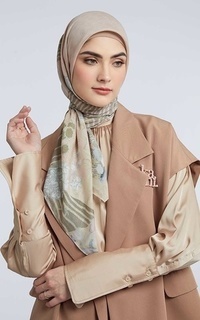 Printed Scarf Kami Kimmonia Signature Scarf Peach Taffy