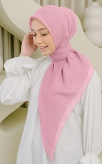 Plain Scarf Kirana Paris Plain Japan Dark Baby Pink-728555