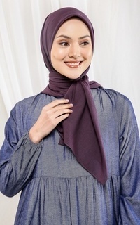 Plain Scarf Havva Hijab Segiempat