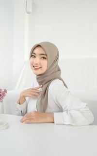 Plain Scarf FS Basic Cotton Square Plain 