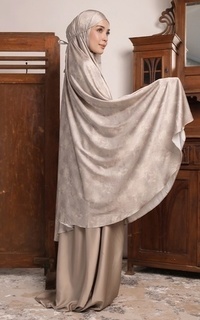 Mukena Lesti Prayer Set (Mukena Silk Motif 2in1 Lozy x Lesti Kejora) Rustic Tulip-730316
