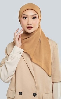 Hijab Polos Kami Delicate Paris Scarf Plain Copper